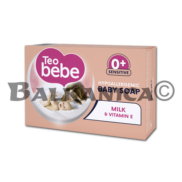 75 GR JABON LECHE Y VITAMINA BEBE TEO 75 GR JABON LECHE Y VITAMINA BEBE TEO