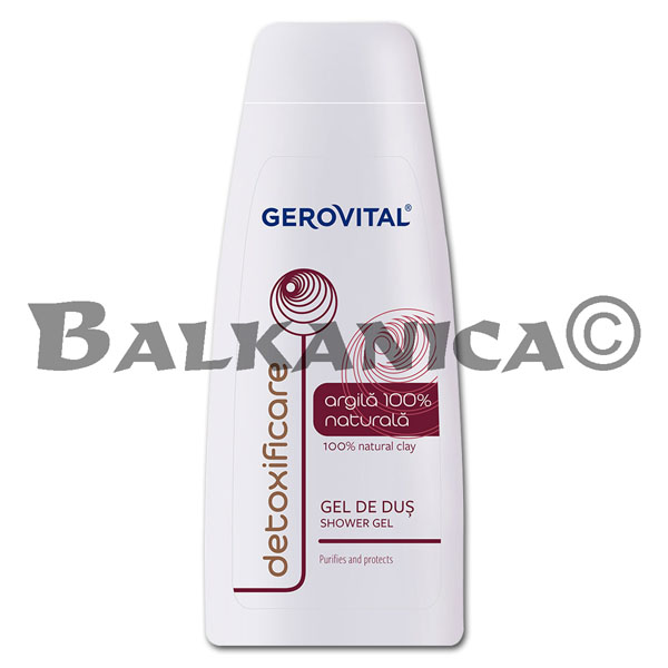 750 ML SHOWER GEL WITH CLAY 100% NATURAL GEROVITAL