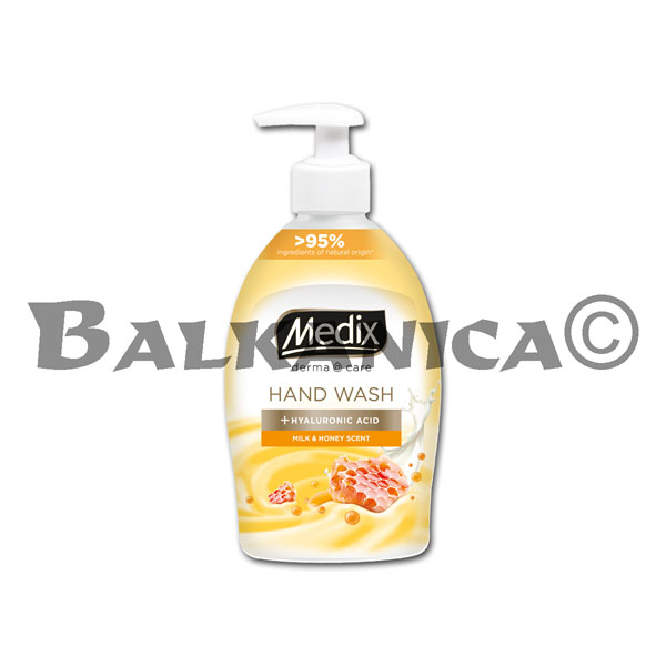 400 ML JABON LIQUIDO LECHE Y MIEL DERMA CARE MEDIX