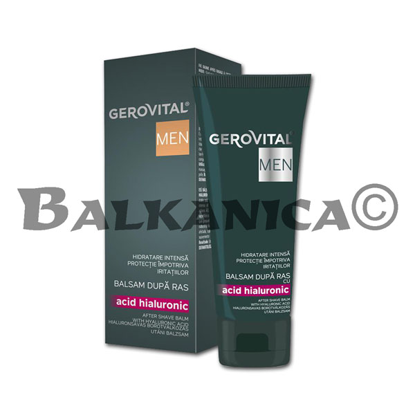 100 ML BALSAMO POS BARBA COM ACIDO HIALURONICO GEROVITAL MEN