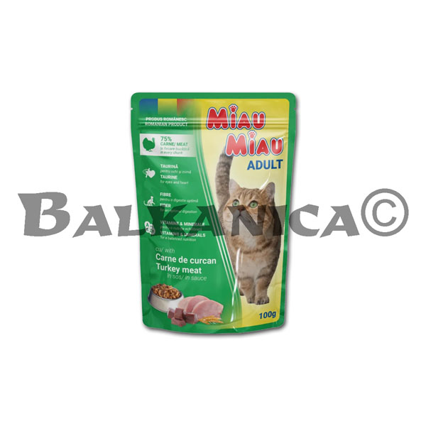 100 G PLIC CURCAN IN SOS ADULT MIAU MIAU