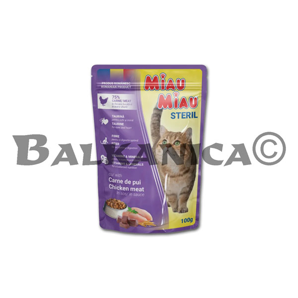 100 G PLIC PUI STERIL MIAU MIAU