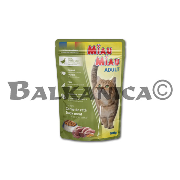 100 G PLIC RATA IN SOS ADULT MIAU MIAU