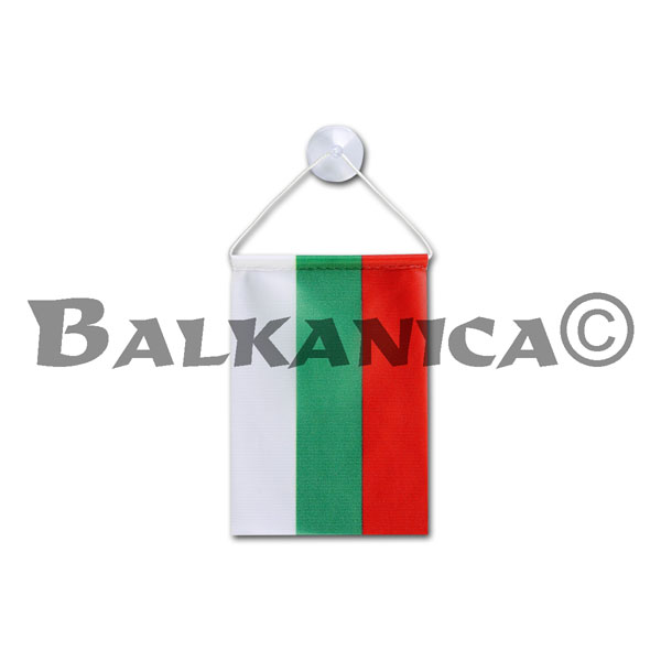 BANDERA AL VACIO / AUTOMOVIL BULGARIA
