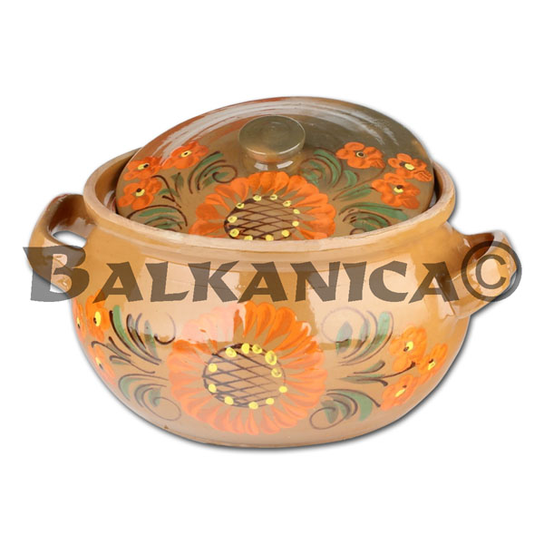 7 L VESSEL TRADITIONAL CERAMIC FOR STUFFED CABBAGE LEAVES ARTIZANATEN