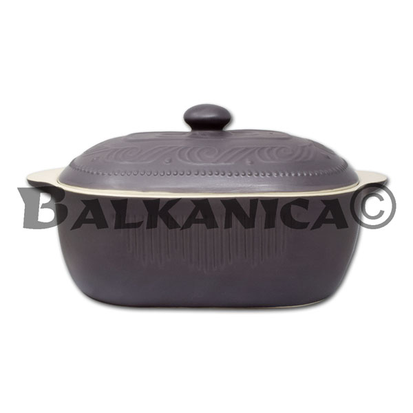 2.5 Л ГОРШОЧЕК СЕРЫЙ МАТОВЫЙ