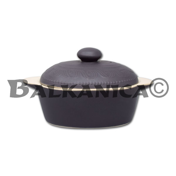 650 МЛ ГОРШОЧЕК СЕРЫЙ МАТОВЫЙ