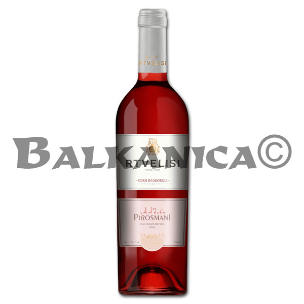 0.75 L VINO ROSADO SEMISECO PIROSMANI RTVELISI
