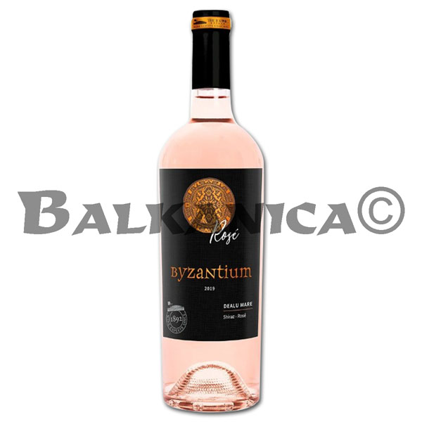 0.75 Л ВИНО РОЗОВОЕ СУХОЕ ВИЗАНТИЯ