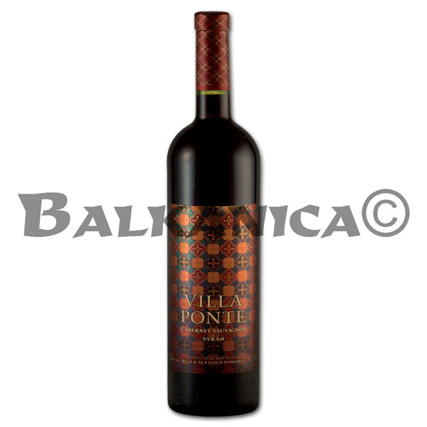 0.75 L VINO TINTO CABERNET SAUVIGNON & SYRAH VILLA PONTE 0.75 L VINO TINTO CABERNET SAUVIGNON & SYRAH VILLA PONTE