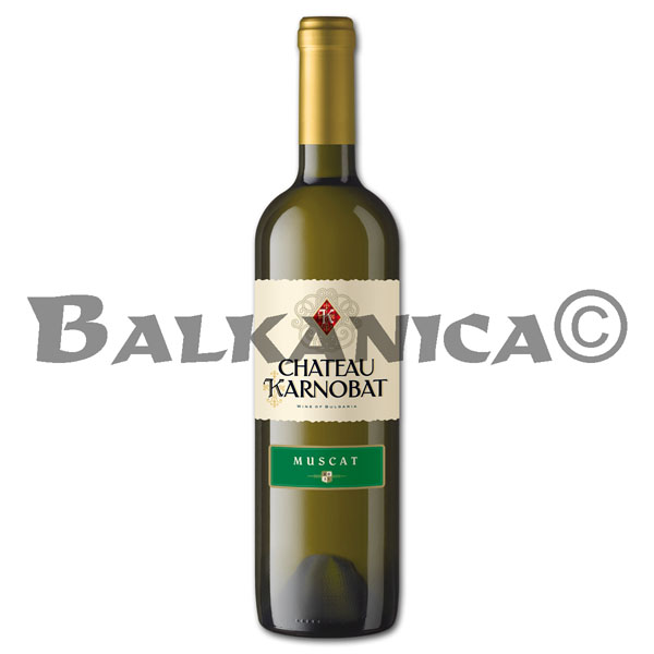 0.75 L VINO BLANCO MOSCATEL CHATEAU KARNOBAT 0.75 L VINO BLANCO MOSCATEL CHATEAU KARNOBAT