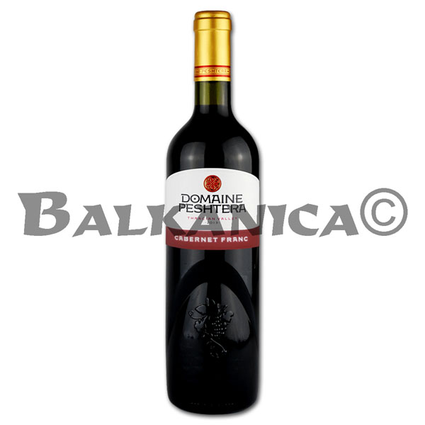 0.75 L VINO TINTO CABERNET FRANC DOMAINE PESHTERA 0.75 L VINO TINTO CABERNET FRANC DOMAINE PESHTERA