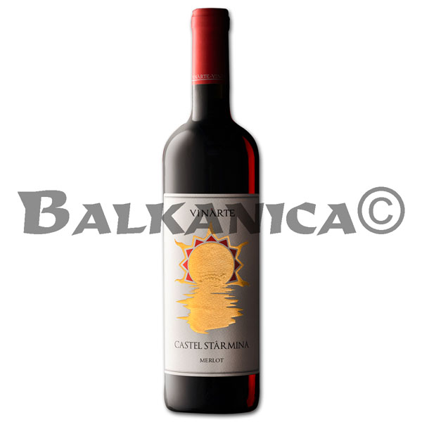 0.75 L WINO CZERWONE WYTRAWNE MERLOT CASTEL STARMINA VINARTE