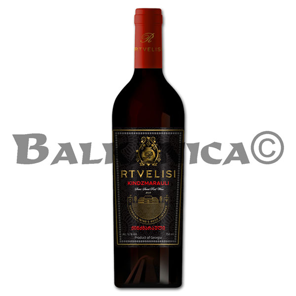 0.75 L VINO TINTO DEMIDULCE KINDZMARAULI RTVELISI