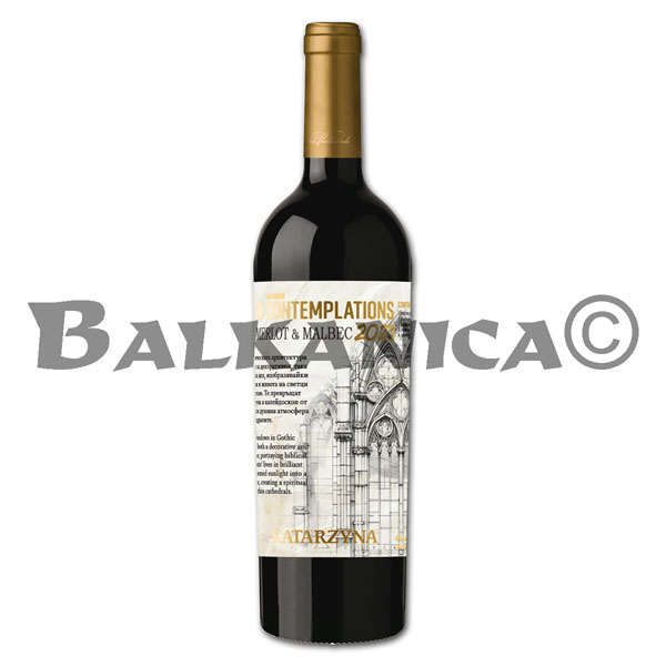 0.75 L VINO CHERVENO MERLOT&MALBEC CONTEMPLATIONS KATARZYNA