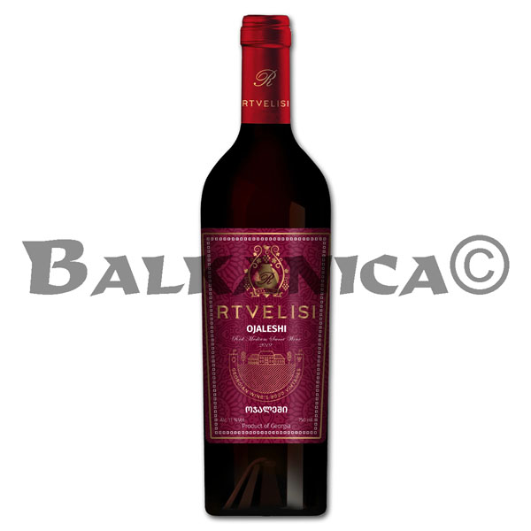 0.75 L VINO TINTO SEMIDULCE OJALESHI RTVELISI
