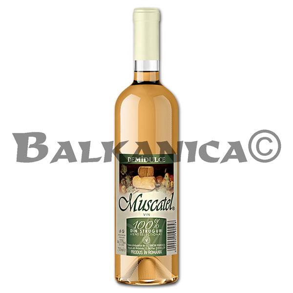 0.75 L VIN BLANC DEMI-DOUX MUSCATEL