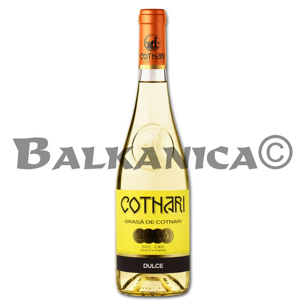 0.75 L VIN ALB DULCE 13% GRASA DE COTNARI