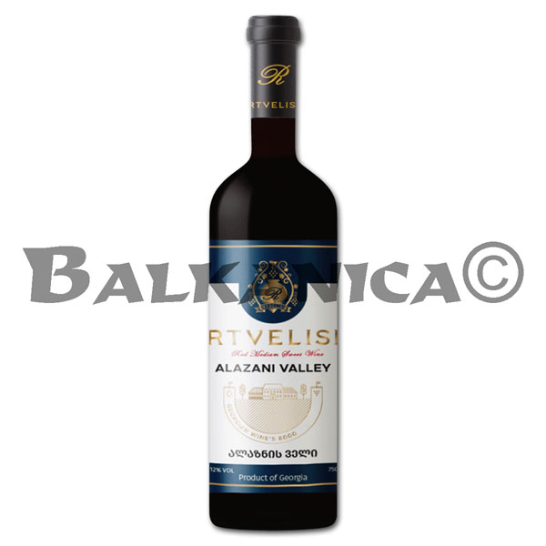 0.75 L VINO TINTO DEMIDULCE ALAZANI VALLEY I RTVELISI