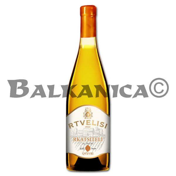 0.75 L VINO AMBAR SECO RKATSITELI QVEVRI RTVELISI