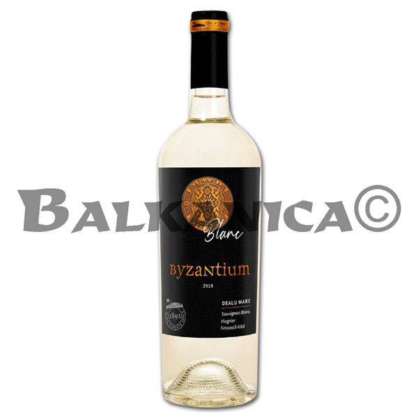 0.75 Л ВИНО БЕЛОЕ СУХОЕ БИЗАНТИУМ