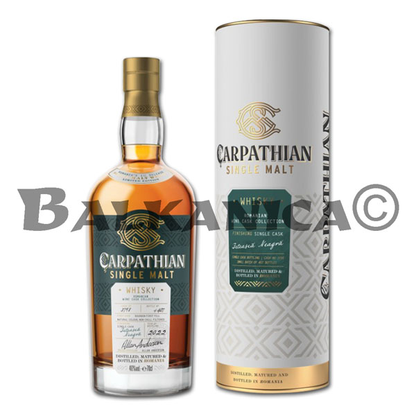 0.7 Л ВИСКИ ФЕТЯСКА НЯГРА СИНГЛ МАЛТ КАРПАТИАН 46%