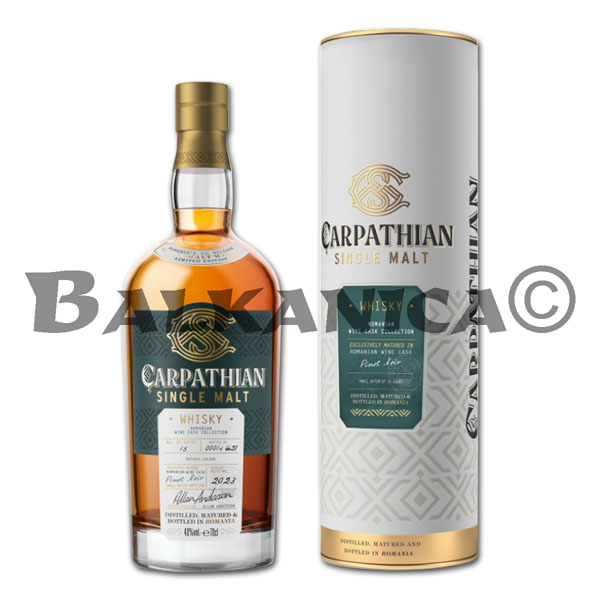 0.7 Л ВИСКИ ПИНО НУАР СИНГЛ МАЛТ КАРПАТИЯН 40%