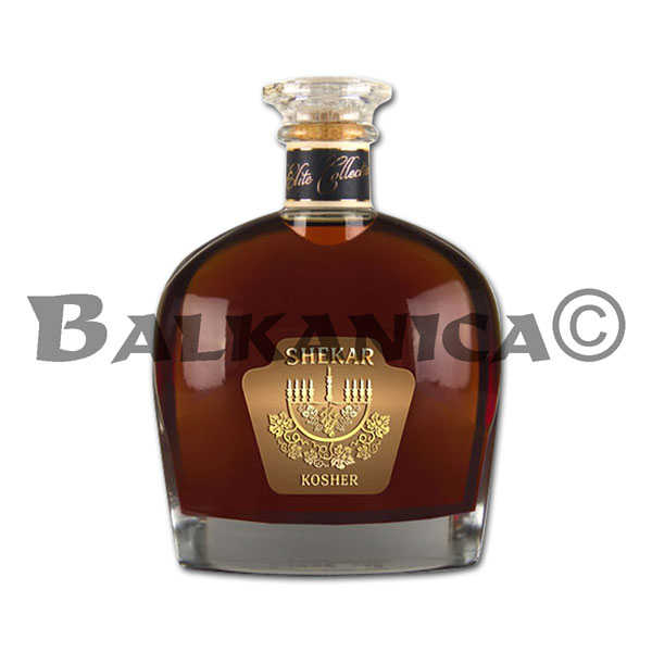 0.5 L BRANDY KOSHER SHEKAR 40%