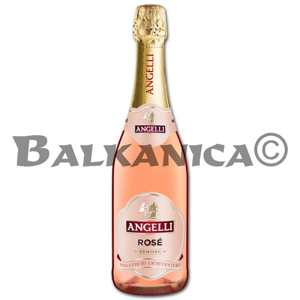 0.75 L VINO ESPUMOSO ROSE SEMISECO ANGELLI 0.75 L VINO ESPUMOSO ROSE SEMISECO ANGELLI