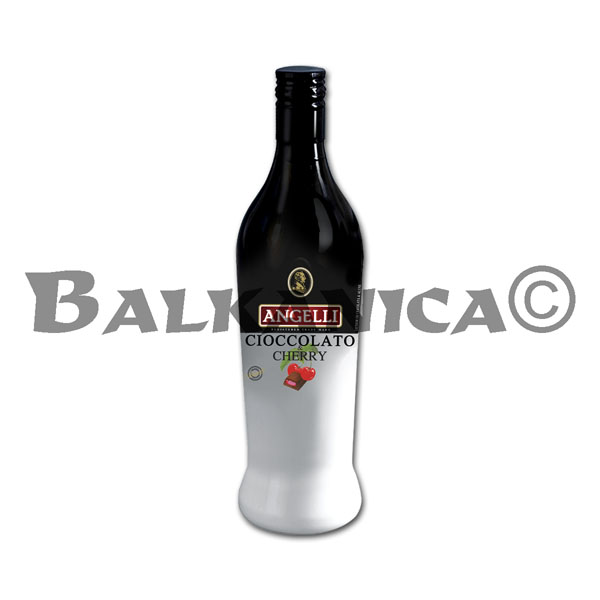 0.5 L LICOR CREMA DE CHOCOLATE Y GUINDA ANGELLI 15% 0.5 L LICOR CREMA DE CHOCOLATE Y GUINDA ANGELLI 15%