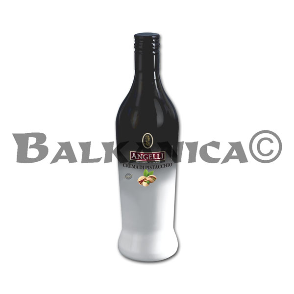 0.5 L LICOR CREMA DE PISTACHO ANGELLI 15% 0.5 L LICOR CREMA DE PISTACHO ANGELLI 15%