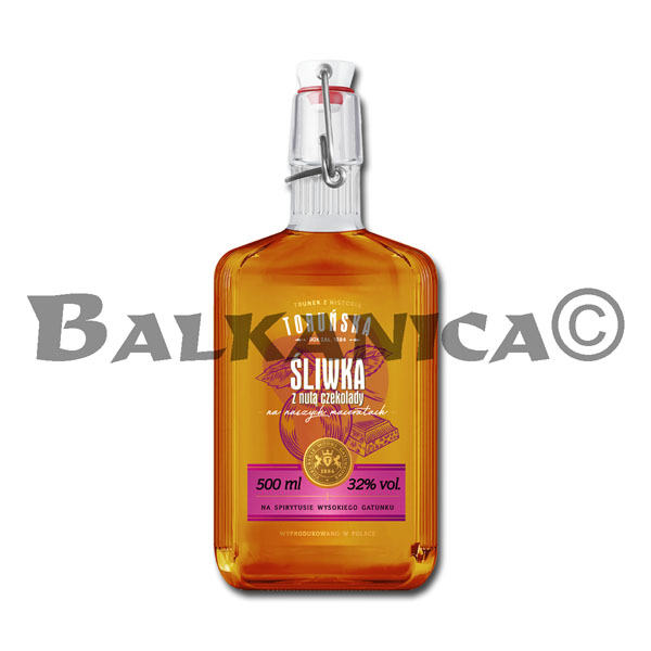 0.5 L LICOR SABOR CIRUELAS CON CHOCOLATE TORUNSKA 32%