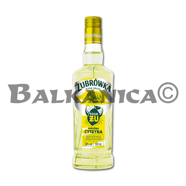 0.5 L LICOR SABOR LIMAO BISON GRASS ZUBROWKA 30% 0.5 L LICOR SABOR LIMAO BISON GRASS ZUBROWKA 30%