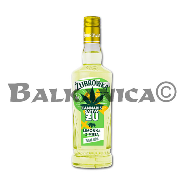 0.5 L LICOR SABOR LIMAO COM LIMAO CANNABIS SATIVA ZUBROWKA 25% 0.5 L LICOR SABOR LIMAO COM LIMAO CANNABIS SATIVA ZUBROWKA 25%