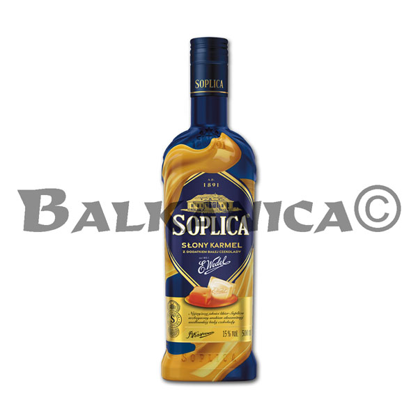 0.5 L LICOR CARAMELO SALGADO E CHOCOLAYE BRANCO WEDEL SOPLICA 15% 0.5 L LICOR CARAMELO SALGADO E CHOCOLAYE BRANCO WEDEL SOPLICA 15%