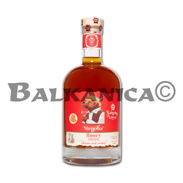 0.5 НАЛИВКА МЕДОВУХА НАЛИВКИ ИЗ ЛЬВОВА 38%