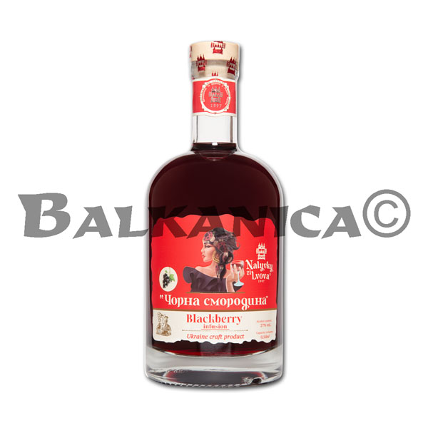 0.5 НАЛИВКА ЧОРНАЯ СМОРОДИНА НАЛИВКИ ИЗ ЛЬВОВА 27%