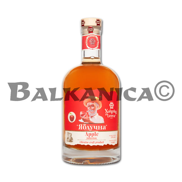 0.5 L BEBIDA ALCOHOLICA (NALEWKA) MANZANA NALYVKY ZI LVOVA 27%