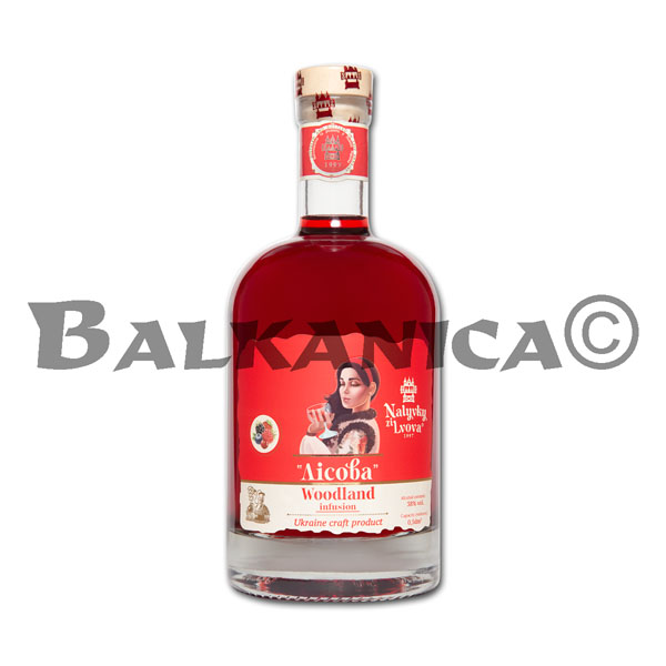 0.5 L BEBIDA ALCOHOLICA (NALEWKA) SPOTYKAC NALYVKY ZI LVOVA 38%