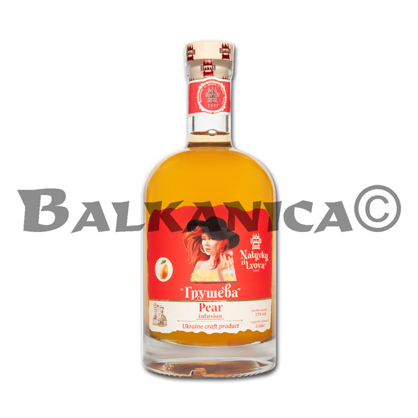 0.5 L BEBIDA ALCOHOLICA (NALEWKA) PERA NALYVKY ZI LVOVA 27%