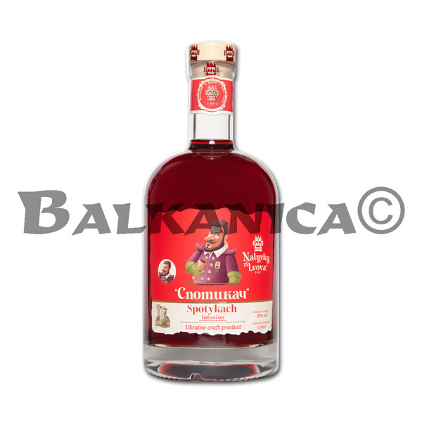 0.5 L BEBIDA ALCOHOLICA (NALEWKA) FRUTAS DEL BOSQUE NALYVKY ZI LVOVA 38%