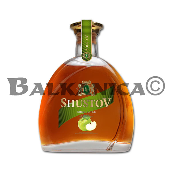 0.5 L LICOR SABOR MANZANA VERDE SHUSTOV 30%