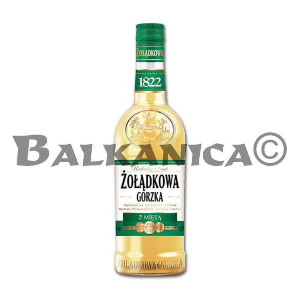 0.5 L VODKA MENTA ZOLADKOWA GORZKA 34% 0.5 L VODKA MENTA ZOLADKOWA GORZKA 34%