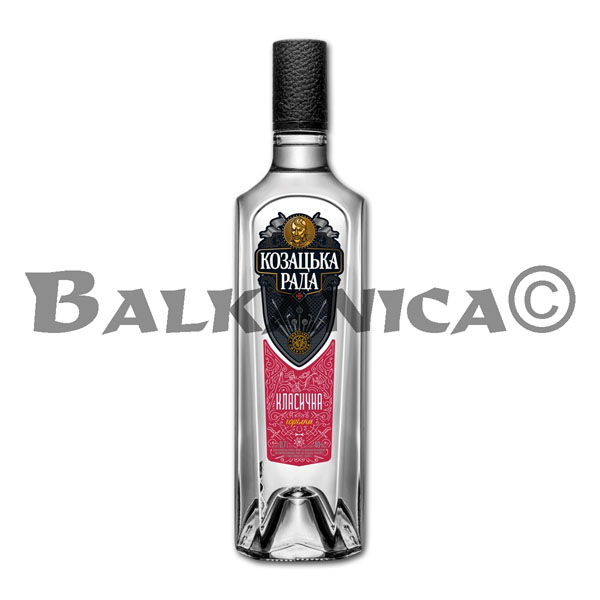 0.7 L HORILKA (VODKA) CLASSICO KOZATSKA RADA 40%