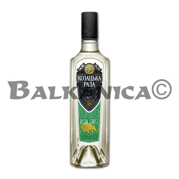 0.7 L NASTOYANKA (VODKA) ZUBROVKA KOZATSKA RADA 37.5%