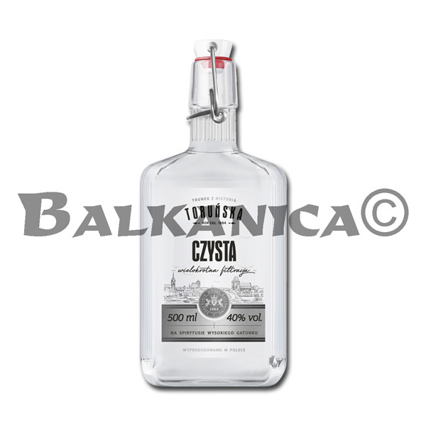 0.5 L VODKA DE CEREALES TORUNSKA 40%