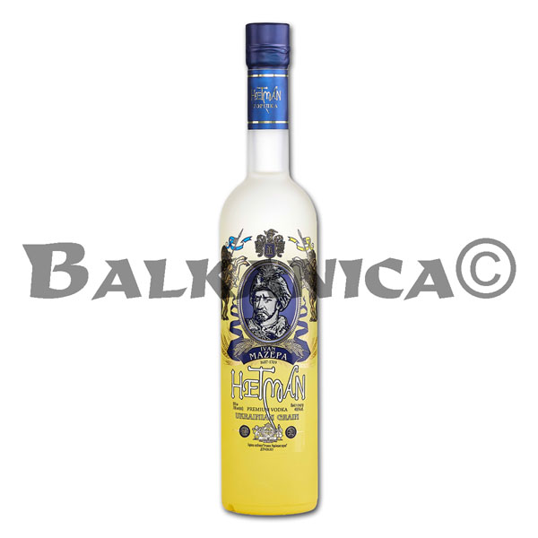 0.7 L VODKA GORILKA CEREALE UCRAINENE HETMAN 40%