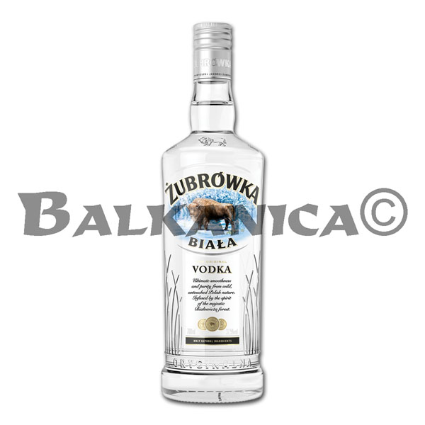 0.7 L VODKA BIALA ZUBROWKA 37.5% 0.7 L VODKA BIALA ZUBROWKA 37.5%