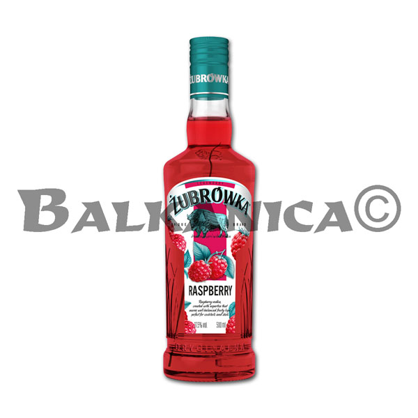 0.5 L VODKA SABOR FRAMBUESA ZUBROWKA 37.5% 0.5 L VODKA SABOR FRAMBUESA ZUBROWKA 37.5%