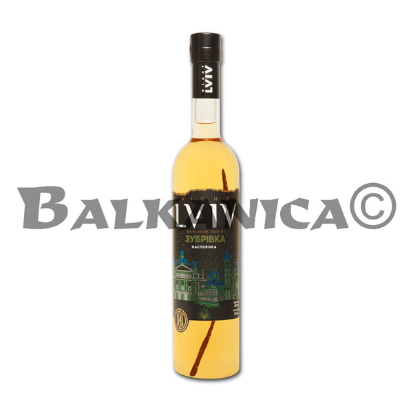 0.5 L NASTOYANKA (VODKA) ZUBROVKA NIGHT LVIV 40%